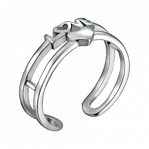 Каблучка з срібла  QRLND01769-R/12 №2