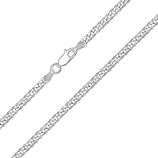 Ланцюг з срібла  08 S.FLAT-1-L/12 №2