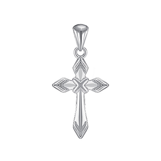 Крестик из серебра G00032-P/12