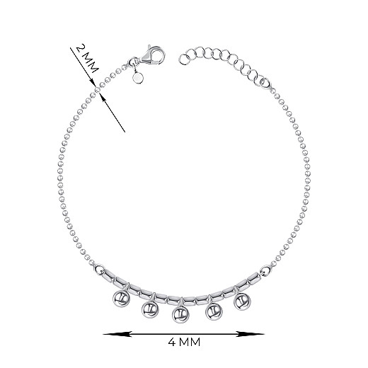 Браслет из серебра BFAXD000059-B/12 №3