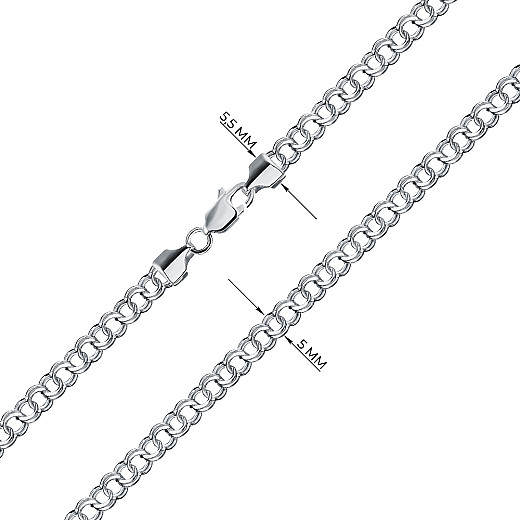 Ланцюг з срібла  ROLODPPFLDC 070 Rod-L/12 №3