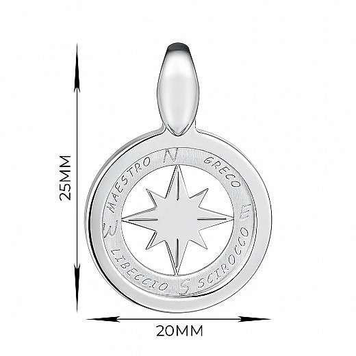 Підвіска зі срібла  PF023-0017-P/12 №3