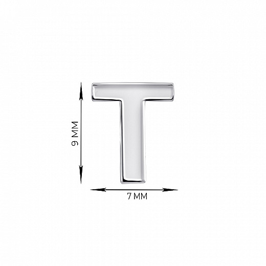 Серьга из серебра 40756-T/12/1 №3