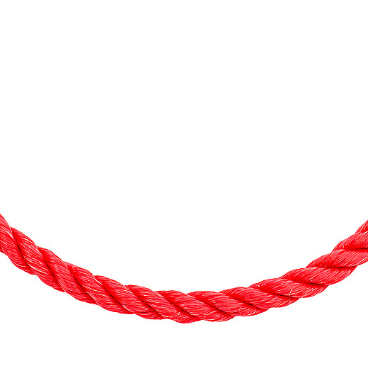 Червоний шовковий браслет зі срібною застібкою  SGrit3mm Red BR ROD №2