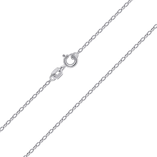 Ланцюг зі срібла  DROP OVAL-L/12