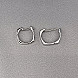 Серьги из белого золота 22893/02/1 №5