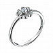 Кольцо из серебра с фианитами 1RI56855-R №2