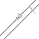 Ланцюг з срібла  VET 060 Rod-L/12 №3