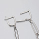 Серьги из серебра 82122-E/12 №4