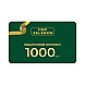 Подарунковий сертификат 1000 гривень Подарункова карта бренд УЗ 1 000 грн.