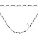 Кольє з срібла  CCAXD000093-K/12 №3