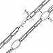 Колье из серебра с декоративными элементами CCTXX000001-K/12 №2