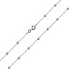 Ланцюг з срібла  M/RS11030 Rod-L/12