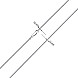 Ланцюг з срібла  SNK D/C 160 Rod-L/12 №3