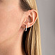 Серьги из белого золота 22893/02/1 №3