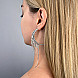 Серьги-кольца из серебра OCFXD000094-E/12 №3
