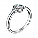 Кольцо из серебра с фианитами 1RI57824-R №2