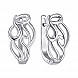 Серьги из серебра с40172