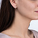 Серьги из серебра 41086/12/1 №3