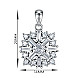 Підвіска зі срібла з фіанітами SZDN08766-P/12/1 №3