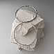 Серьги-кольца из серебра SE00611-E/12 №5