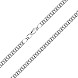 Ланцюг зі срібла с06400/12