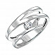 Кольцо из серебра с фианитом 00945/12/1/28