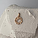 Підвіска з комбінованого золота з фіанітами 31810/01/1/36 №6