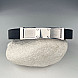 Браслет из серебра с каучуком BRBXU000119-B/12 №5