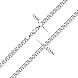 Ланцюг з срібла  LOVE D/C 080 Rod-L/12 №3