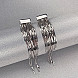 Сережки з срібла  OCFXD000153-E/12 №4