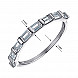 Каблучка з срібла з фіанітами SZDR15627-R/12/1 №3