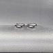 Серьги из белого золота 22893/02/1 №4