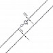 Ланцюг зі срібла  AD 40 Rod-L/12 №3