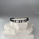 Браслет з срібла з каучуком BRBXU000036-B/12 №4