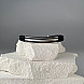 Браслет з срібла з каучуком BRBXU000062-B/12 №4