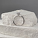 Каблучка на заручини зі срібла з фіанітом SZDR16731-R/12/1 №6