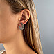 Серьги из серебра 40569/12/1 №3