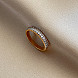 Золоте кільце в комбінованому кольорі з фіанітами 13241/01/1/13 №7