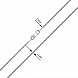 Цепь из серебра GD 035 Rod-L/12 №3