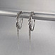 Серьги-кольца из серебра OCFXD000094-E/12 №4