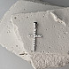 Хрестик зі срібла з фіанітами PG00371-P/12/1 №7