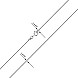 Ланцюг з срібла  CCT 10 D Rod-L/12 №3