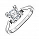 Кольцо из серебра с фианитом 2R16002-R/12/1