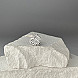 Сережка в одне вухо з срібла з фіанітами PS00397-PI/12/1 №5
