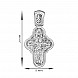 Крестик из серебра с31398 №4