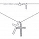 Кольє зі срібла з хрестиком AA398_CL-K/12 №2