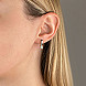 Серьги из комбинированного золота с бриллиантами 807071/14/1/9993 №3