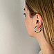Серьги-кольца из серебра ORT_9183-E/12 №3