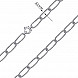 Колье из серебра CCTXX000004-K/12 №2